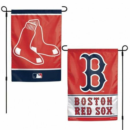BOOKAZINE Boston Red Sox Flag 12x18 Garden Style 2 Sided MK52272